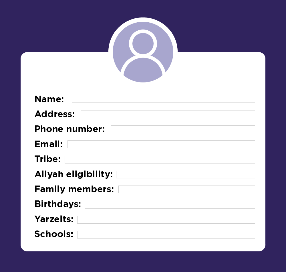 An example member profile