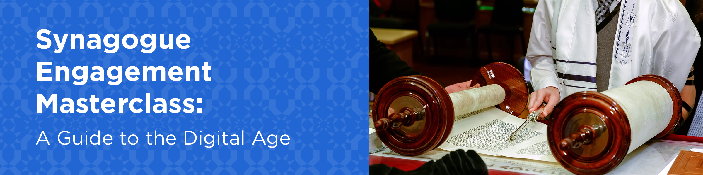 The title of the article: Synagogue Engagement Masterclass: A Guide to the Digital Age